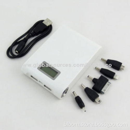 5,200mAh Power Bank for Mobile, White Light LED FlashlightNew